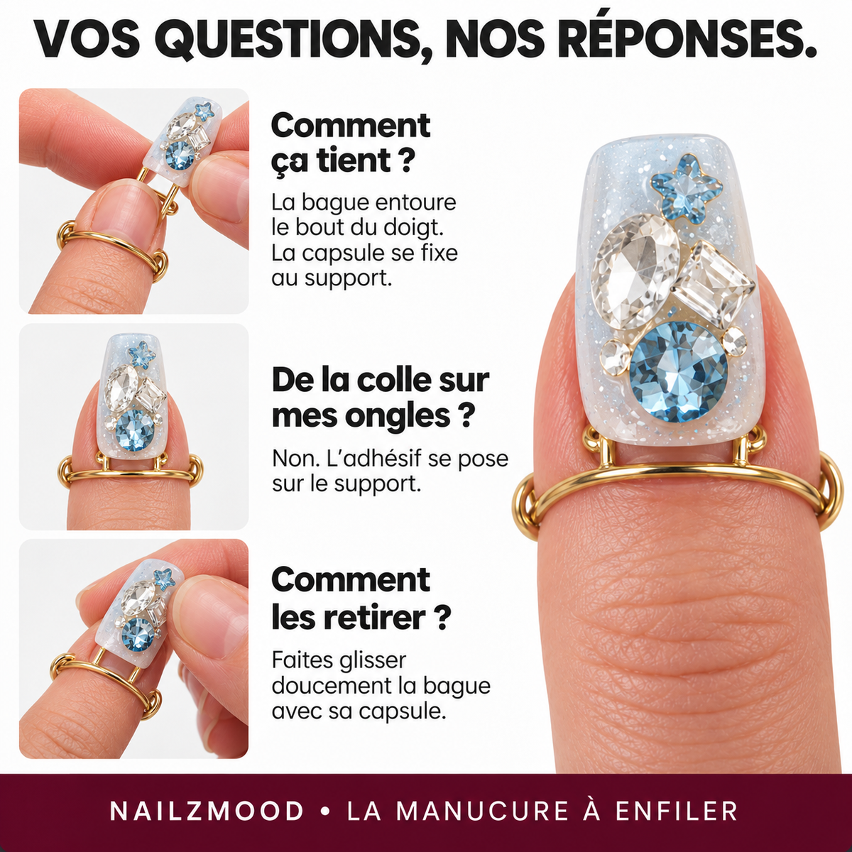 NailzMood - Bagues à Ongles